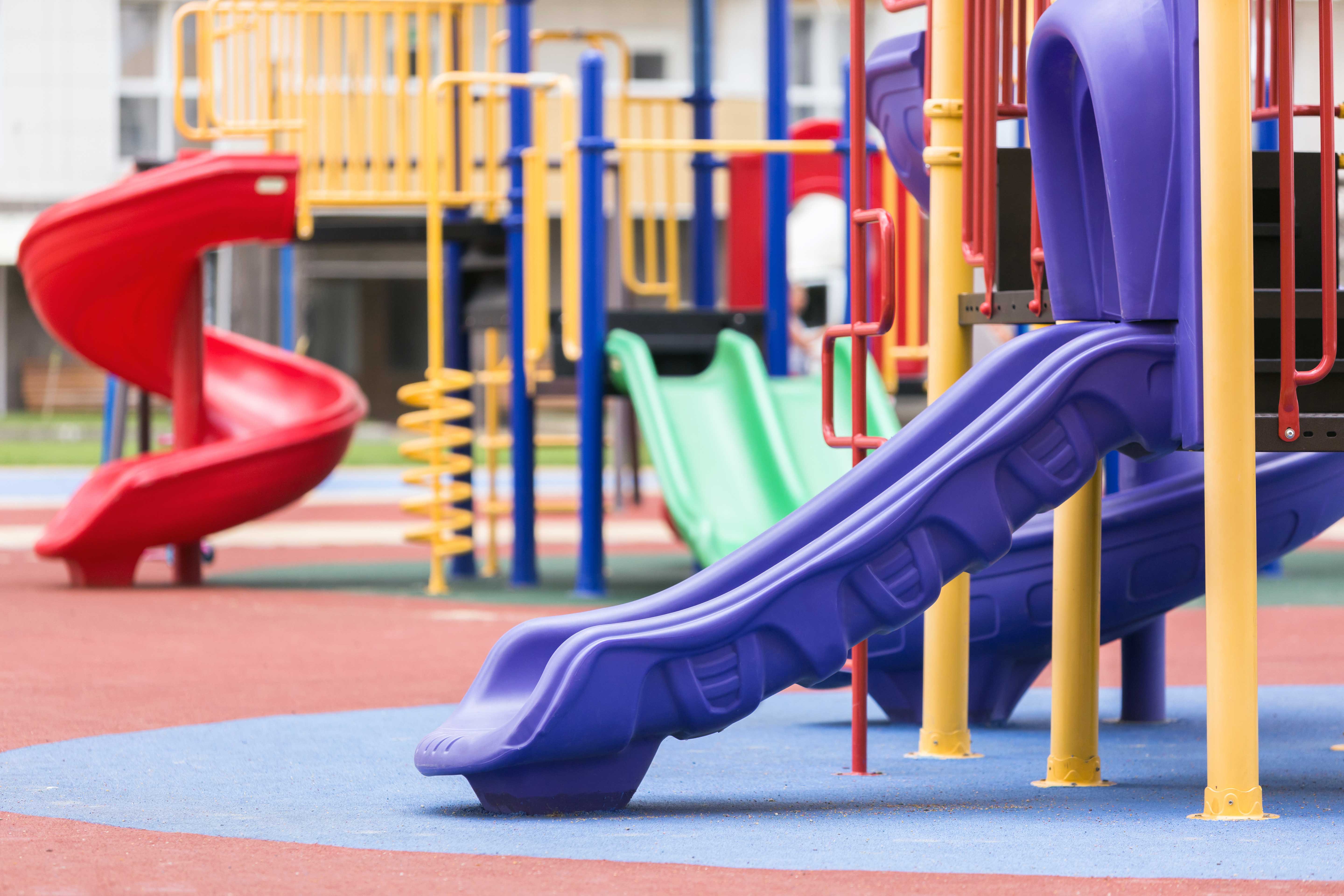 playground view at Hidden Park located in Spartanburg, SC